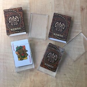 Set of Two playing cards from Hawaii